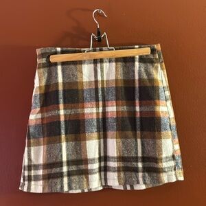Plaid Skirt Size M